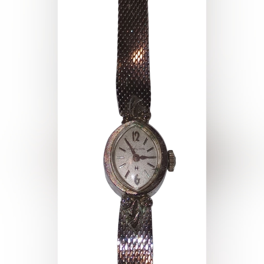 Vintage Hamilton Duchess Women’s Wristwatch 10K Gold Filled Bezel Swiss Made